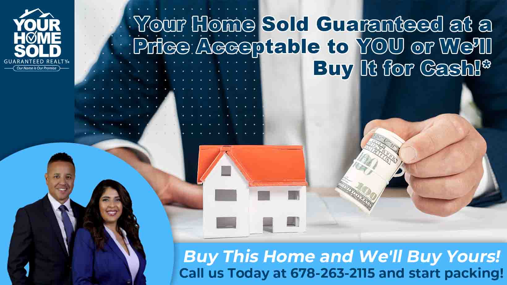 Sell real estate quickly with guaranteed payment for the result